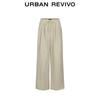 UR 2026 Women's Pleated Tie Wide-Leg Pants