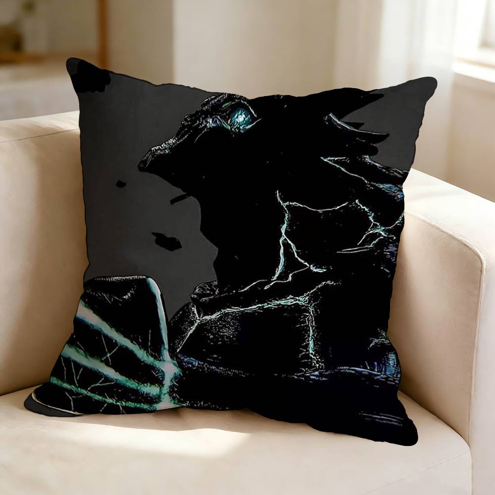 Popular Anime KKaiju NNo Square DoubleSided printed Pillow Case Bedroom Bedside Pillow Sofa Cushion Cover