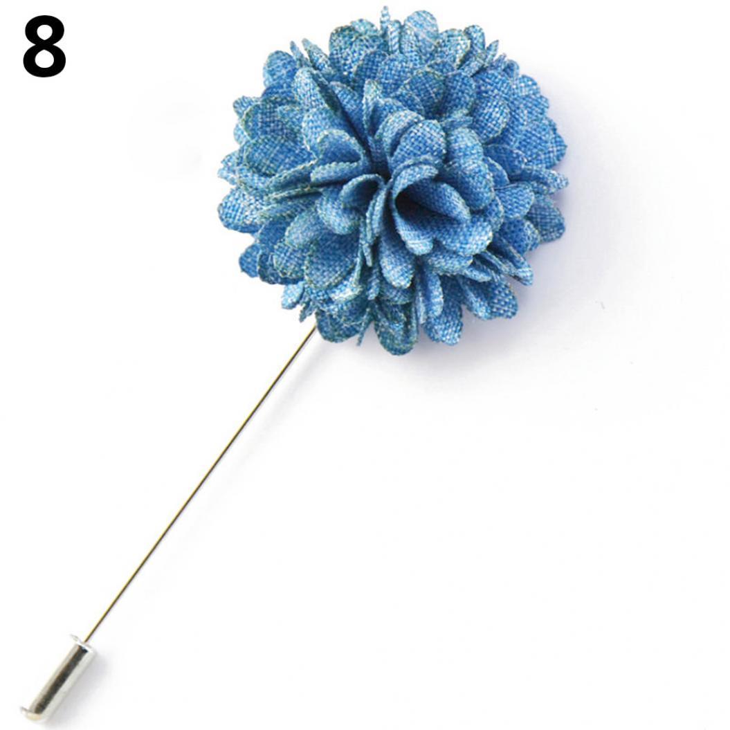 

Мужская брошь для смокинга цветок