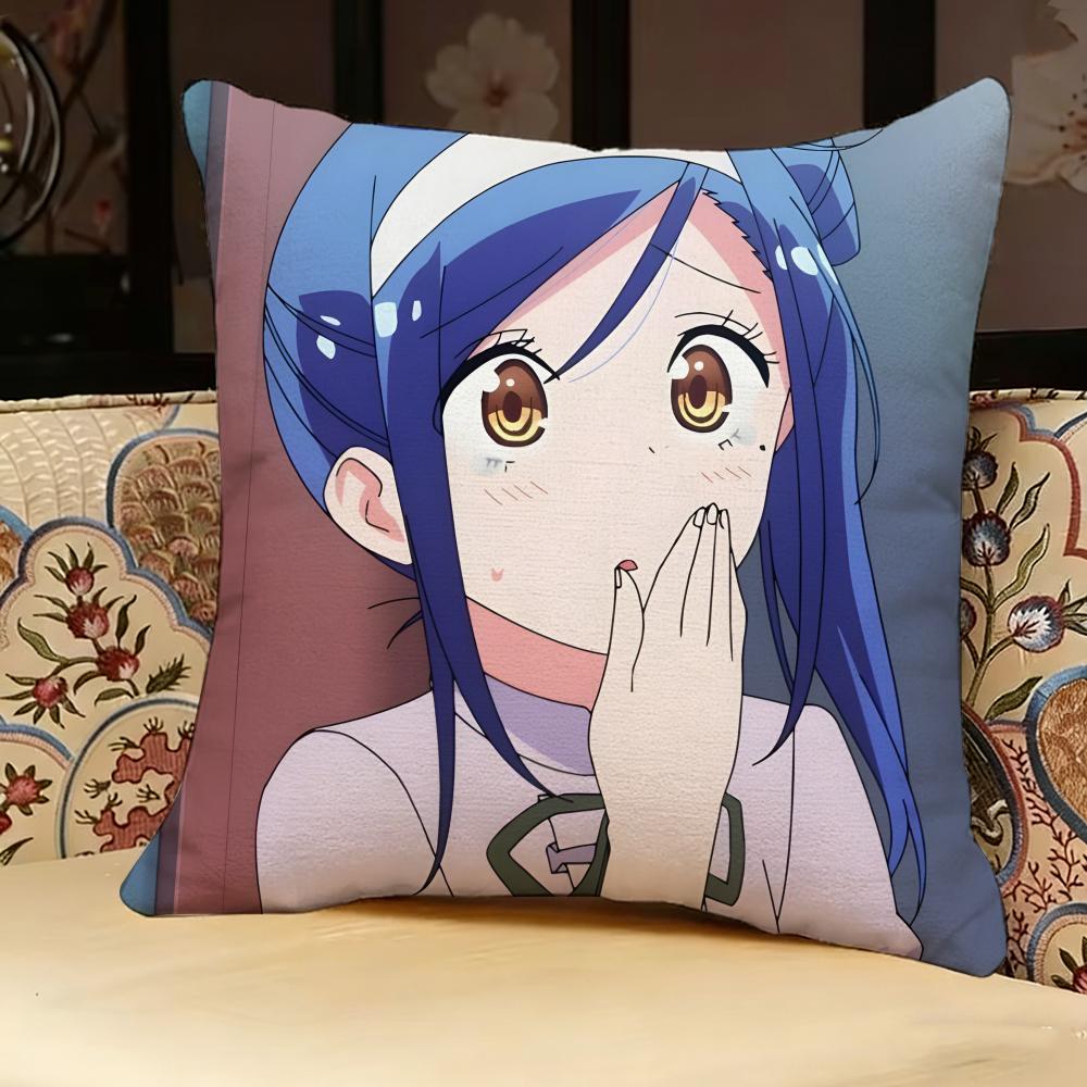 We NNever Learn ANIME Pillow Case Pillowcase Doublesided Printed Sofa Cushion Bedroom Headboard Pillow