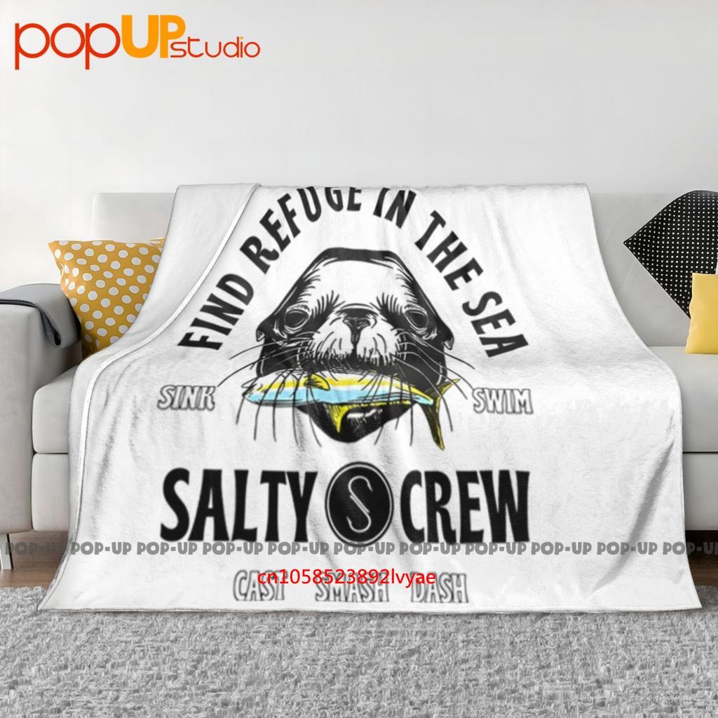 Salty Crew Mouthful Athletic Heather Ultra-Soft Blanket Quilt Winter Sofa Cover Bed Covers