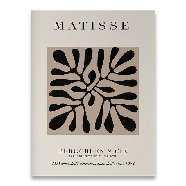 

Абстрактная кривая, геометрический постер, Матисс, холст, живопись, красочные стильные постеры и принты, настенное искусство для гостиной, домашний декор, без рамы 50*70cm