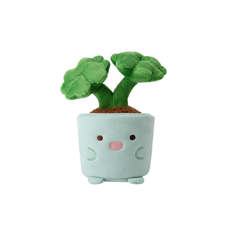 19cm Creative Green Plant Potted Plants Pink Tulip Mushroom Aloe Crabapple Soft Plush Toys Girls Boys Birthday Gifts Party Decor