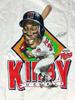 Kirby Puckett karikatuur Heren T-shirt Wit Korte Mouw Alle Maten JJ4439 Unisex T-shirt