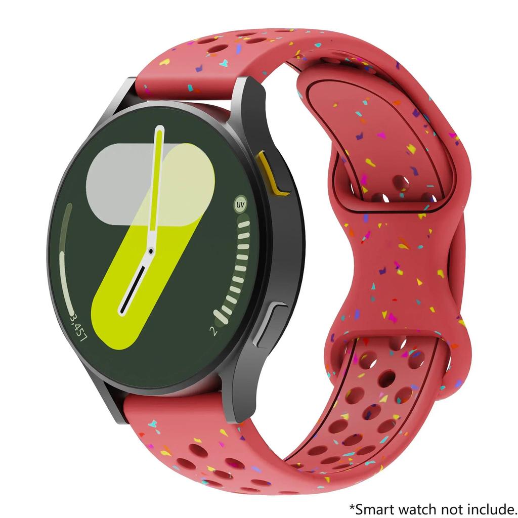 18mm 20mm 22mm Silikonrem för Samsung Galaxy Watch 7 6 5 4 5Pro 6Classic Armband för Huawei Watch GT5 4Pro 3 46mm 18mm Band