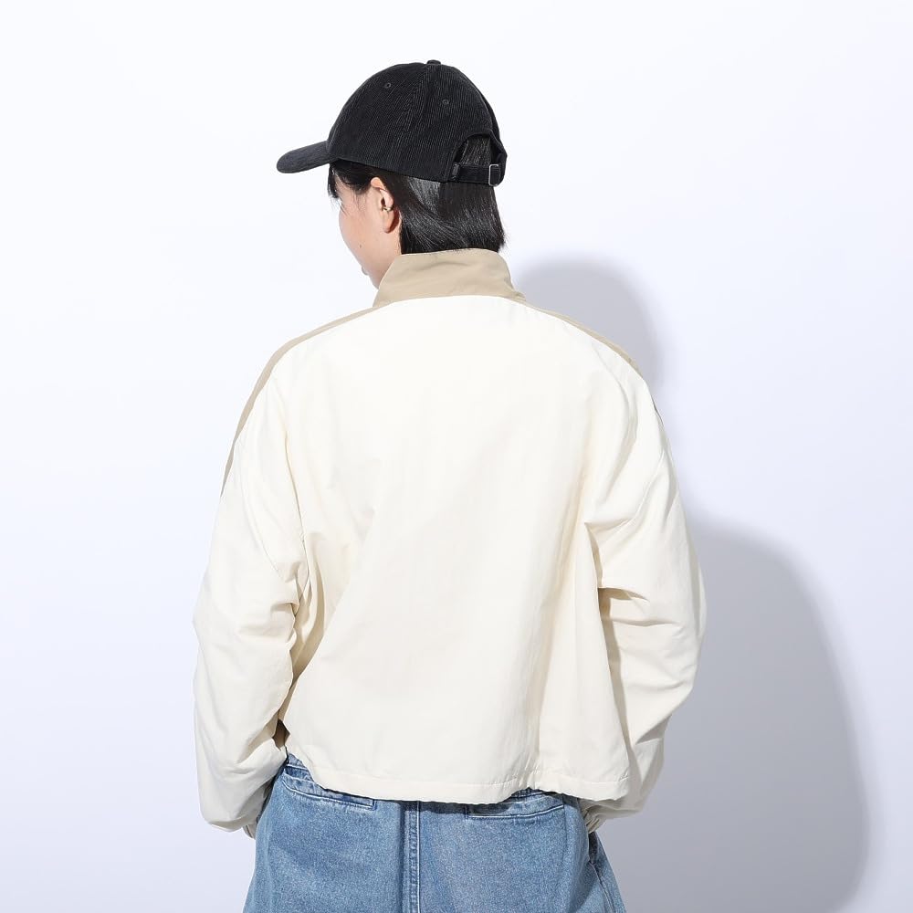 PUMA Windproof CORE HERITAGE Woven Track Jacket in Alpine Snow 2024 Color Women's One-Line (683594) (87), Fall/Winter