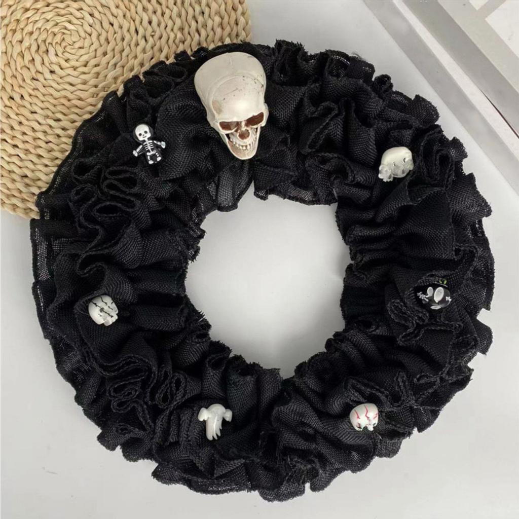 Halloween, GhostFestival: Skulldecorations, Fabric Garlands, Rattan Rings, Festival Hanging Ornaments, Hanging Props