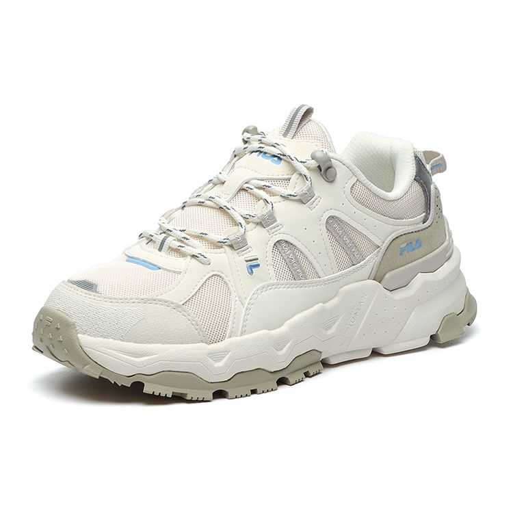 Fila Fashion Sneakers Stream Retro Fabric Synthetic Leather Cushioning Durable Breathable Lightweight Low Top Running Shoes F12W144127FWC