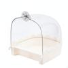 Transparent Bird Bathing Tub Large Capacity Bath Box Clear View Design Pet Supplies for