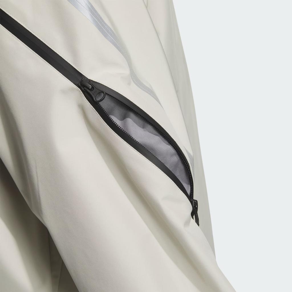 Adidas P Jkt6 Fashion Comfortable Water-Resistant Sports Casual Jacket Men Jacket Light-Sesame Earth-Gray JM6172