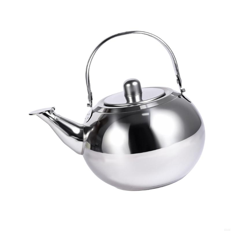 Rapid Heating 201 Stainless Steel Teapot Efficient Conduction For Quick Teas Preparation HX6C