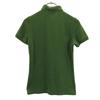 Maison Kitsune Short Sleeve Polo Shirt XS Green Women Used