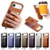 2-in-1 Magnetische Leder-Geldbörse Kartenfach Handyhülle Für iPhone 17 Pro Max 16 Plus 15 14 13 12 Stoßfest Versteckte Handgelenkschlaufe Hülle