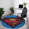 1pc Superhero Costume Office Round Area Rug, Under Office Chairs Bedroom Living Room Home Decor, Room Deco, Available in Various Sizes