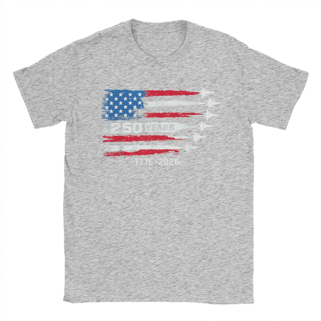 250 Years American 1776 2026 250th Usa Birthday 4th Of July T Shirt Summer Cotton TShirts For Unisex Tshirt ShortSleeved Tees