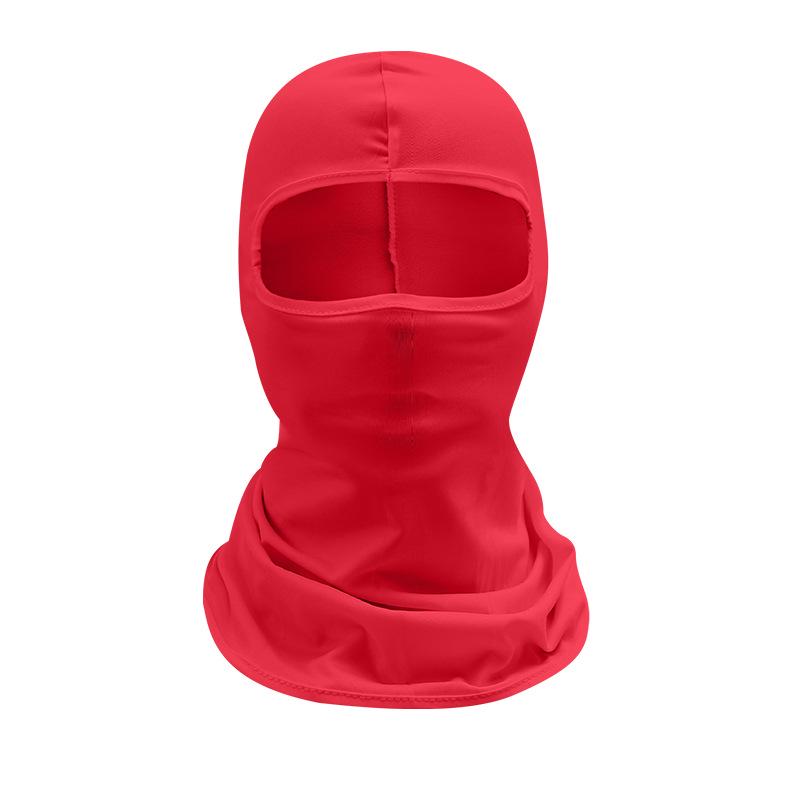 Summer Ice Silk Sunscreen Face Mask: Windproof Dustproof Balaclava for Cycling, Biking, and Outdoor Sports