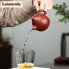 220ml High-end Yixing Purple Clay Teapots Artists Handmade Dragon Egg Pot Raw Ore Dahongpao Mud Tea Maker Kettle Zisha Tea Set
