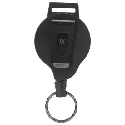 Retractable Steel Wire Rope Key Holder Telescopic Key Chain Ring with Clip for Outdoors