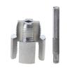 High Speed Steel Water Pipe Tap Threading Tool For Internal External Threading On Plastic Tubes 1/2in or 3/4in Sizes