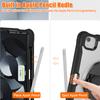 For IPad Air 4 5 10.9 Mini 6 Pro 11 12.9 13 Inch M2 M4 2022 2024 Tablet Case Rotating Hand Strap Stand Shockproof PC Armor Cover