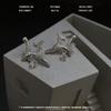 Tangcao texture star earrings women's fashion niche design sense earrings trendy high-end fashion stud earrings