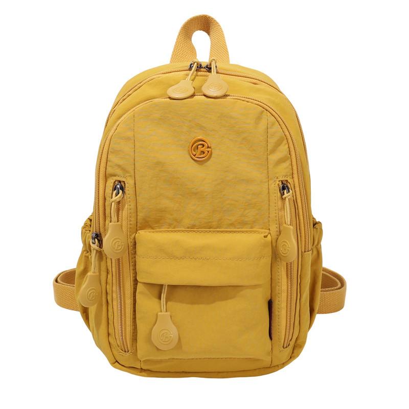 Schoolbag1011 New Casual Fashion Backpack Women's Korean Version Versatile Backpack Women's Light Travel Multifunctional Women's Breast Bag