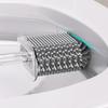Toilet Brush Deep Cleaner Silicone Toilet Brushes with Flexible Bristles Toilet Brush with Quick Drying Holder Set