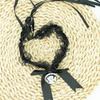 Adjustable Lace Choker with Bell Sweet Cute Gothic Choker Necklaces Collar Women Detachable Cosplay Party Jewelry