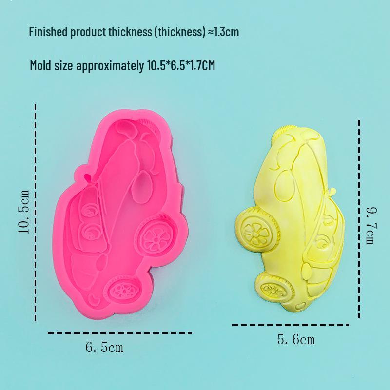 

Автомобільна силіконова форма для мастики та торта - Кухонний інструмент для DIY для шоколаду та епоксидної смоли