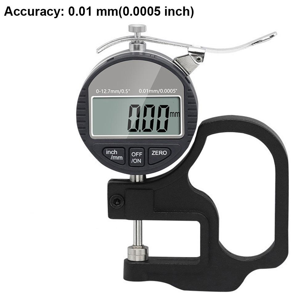 

0.01/0.001mm Digital Thickness Tester LCD Screen Display Micrometer Thickness Meter Cloth 0.01mm