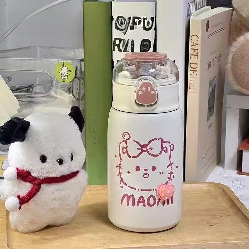 Sanrio Paw Insulated Travel Mug With Vacuum Stainless Steel For Kids And Students