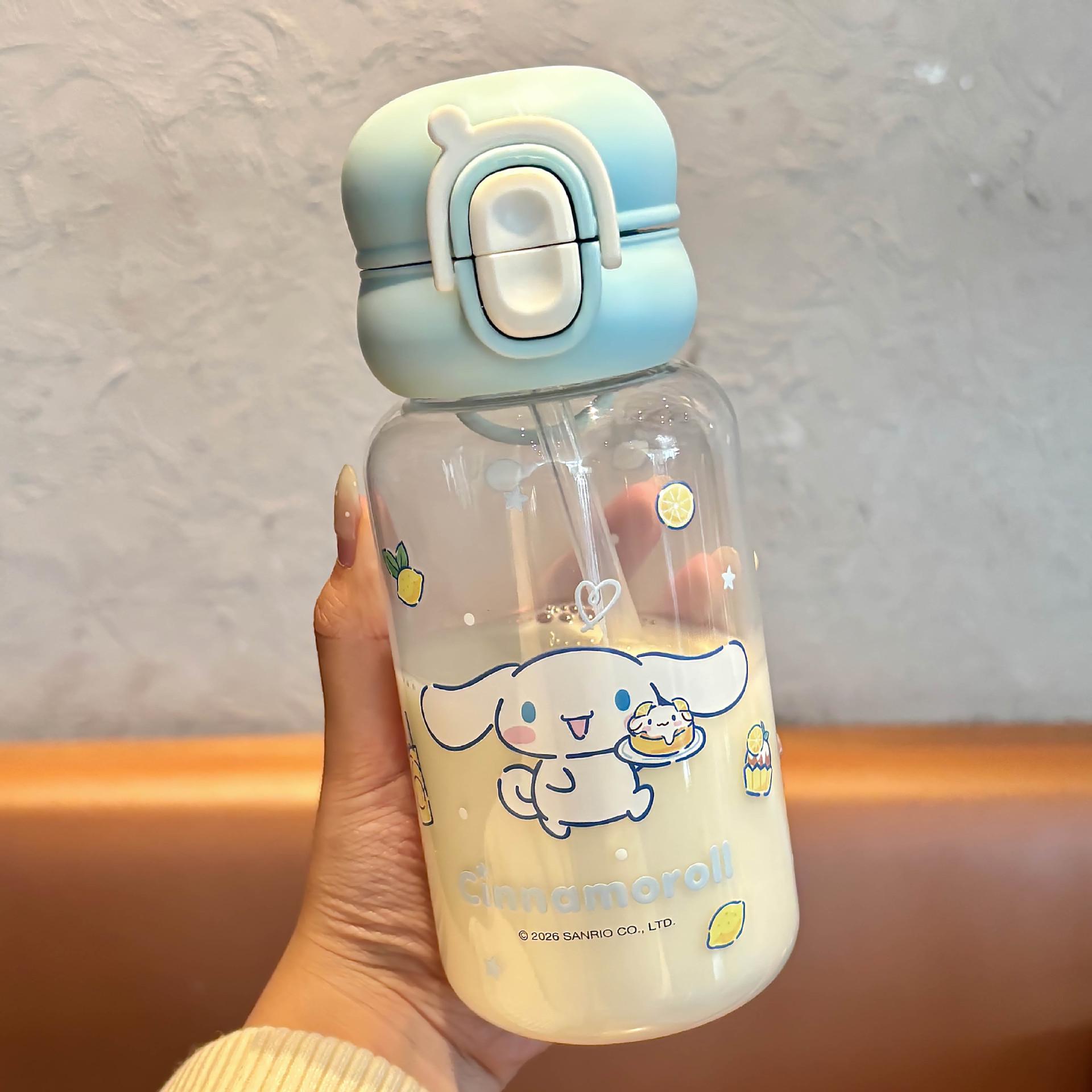 

Sanrio Cute Children s Double-Drink Straw Cup & Crossbody Backpack 650ml