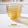 Yuluo Microwave-Safe Heat-Resistant Amber Glass Bowl