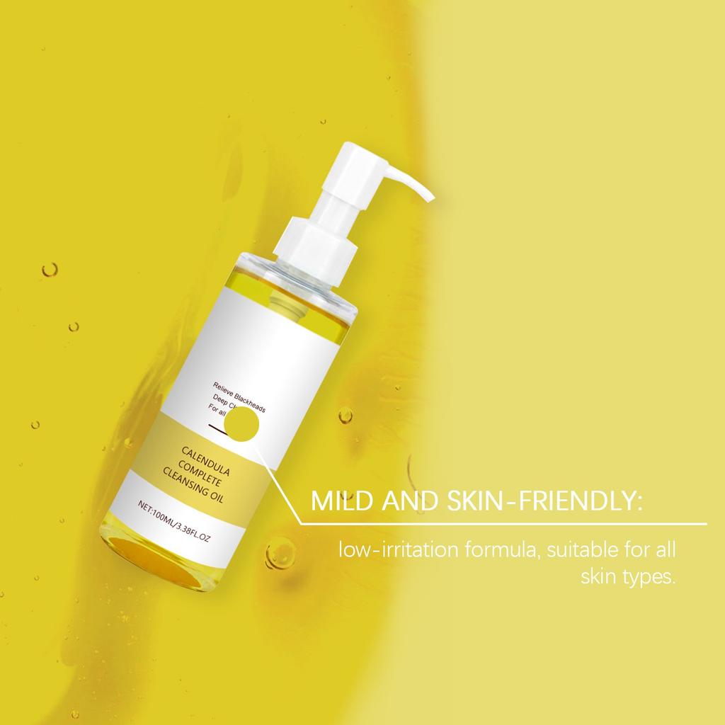 Pore Control Cleansing Oil  Facial Cleanser, Daily Makeup Blackheads Removal100ml