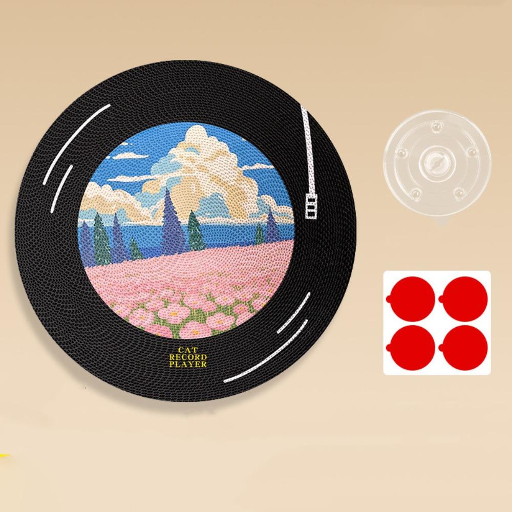 360-Degree Rotation Self-adhesive Cat Scratching Pad Scratch Resistant Cat Scratch Mat  Indoor