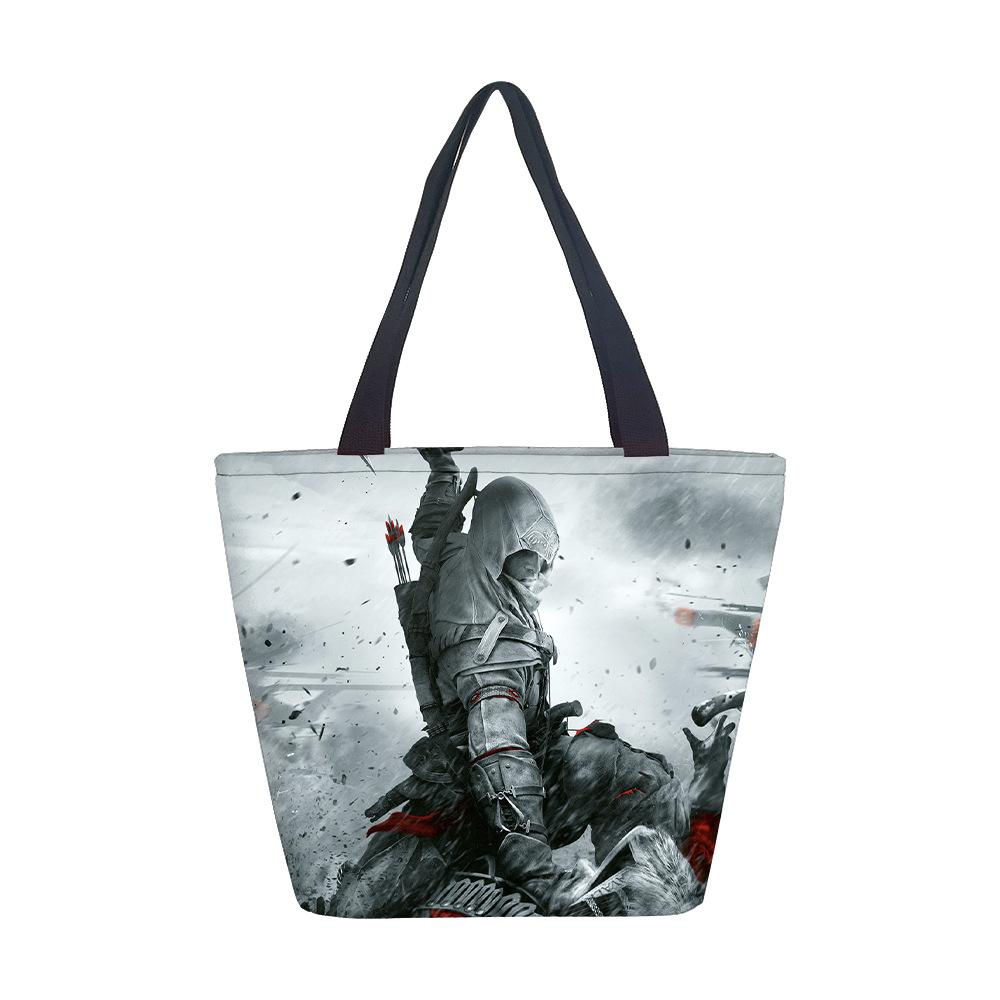 Women's Handbag No Theme Girl Shoulder Bag Printed Canvas Bag Fashion Trend Large Capacity Tote Bag