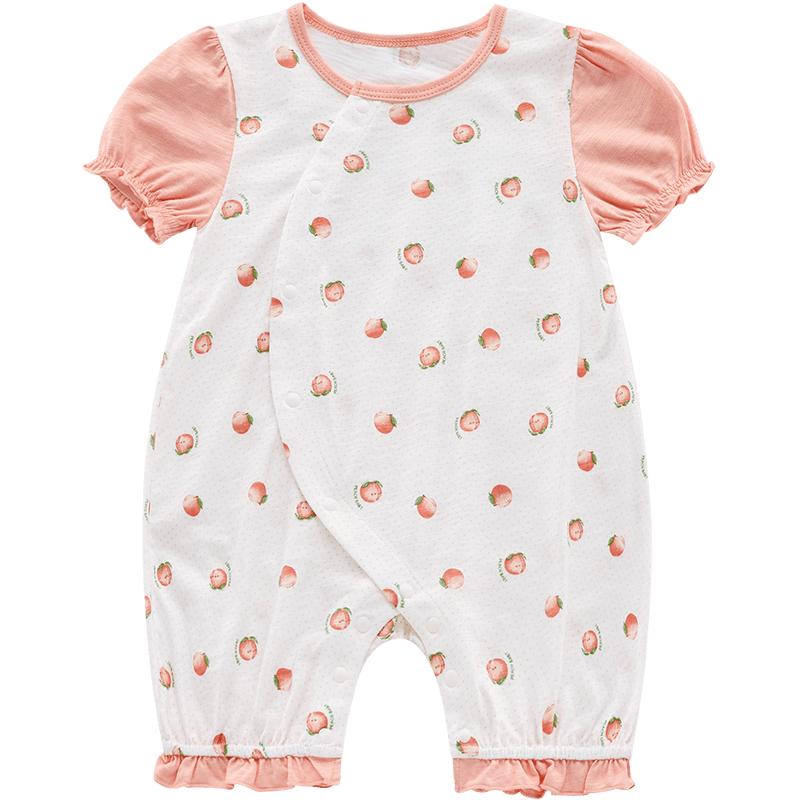 Кружевной хлопковый боди с боковыми застежками для девочки Labby Baby 66