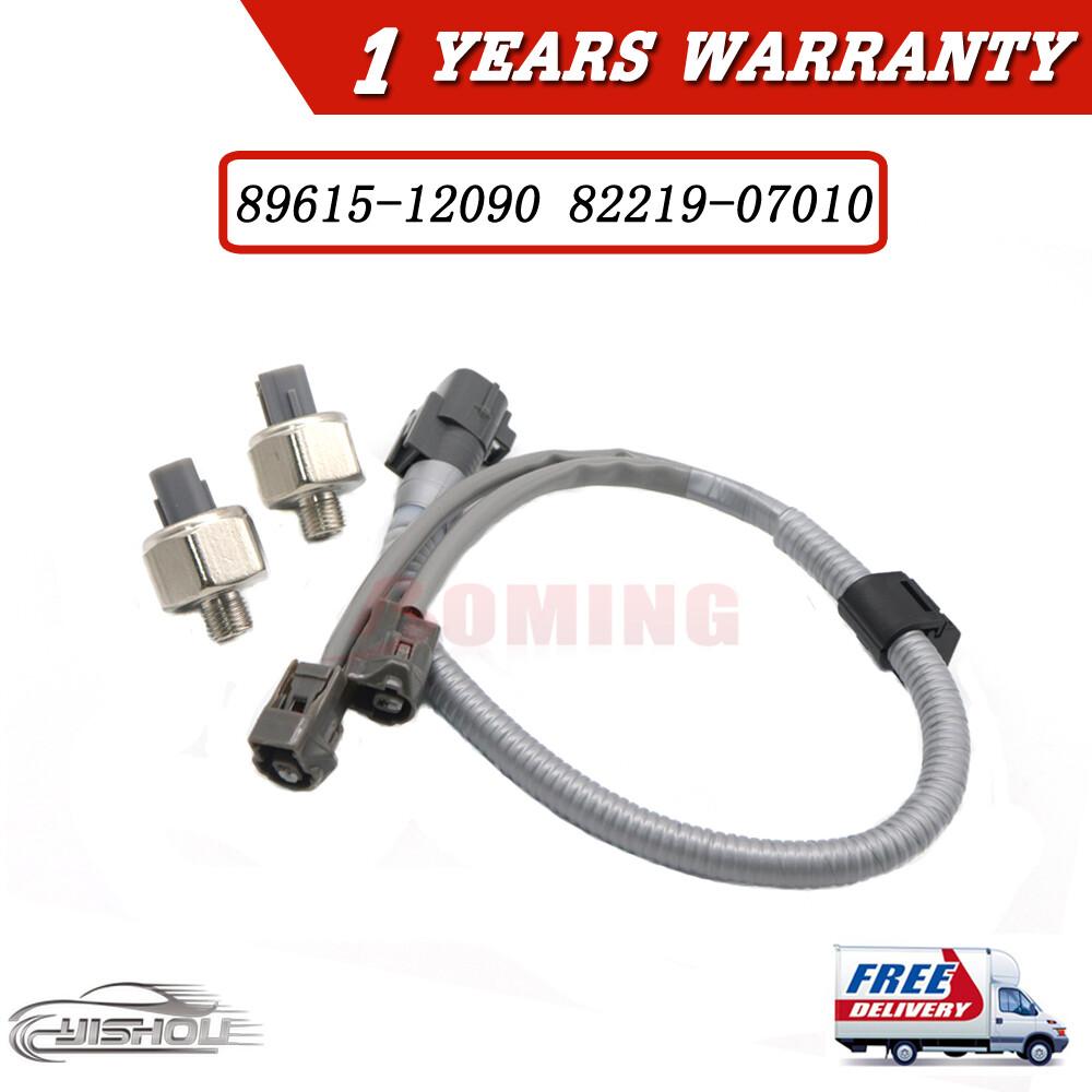 2pcs New Knock Sensor w/ Harness For Toyota Avalon Camry Lexus RX300 89615-12090