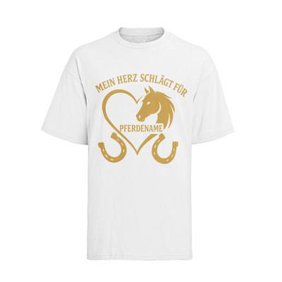 Personalised Horse Lover Gift Horse Name Organic Ladies Shirt Oversized