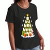 Christmas Reindeer Wounisex's Cotton T Shirt, Pure Cotton HighQuality Print, Durable, Casual And Fashionable, Deer With Stars And Baubles Graphic Tee,