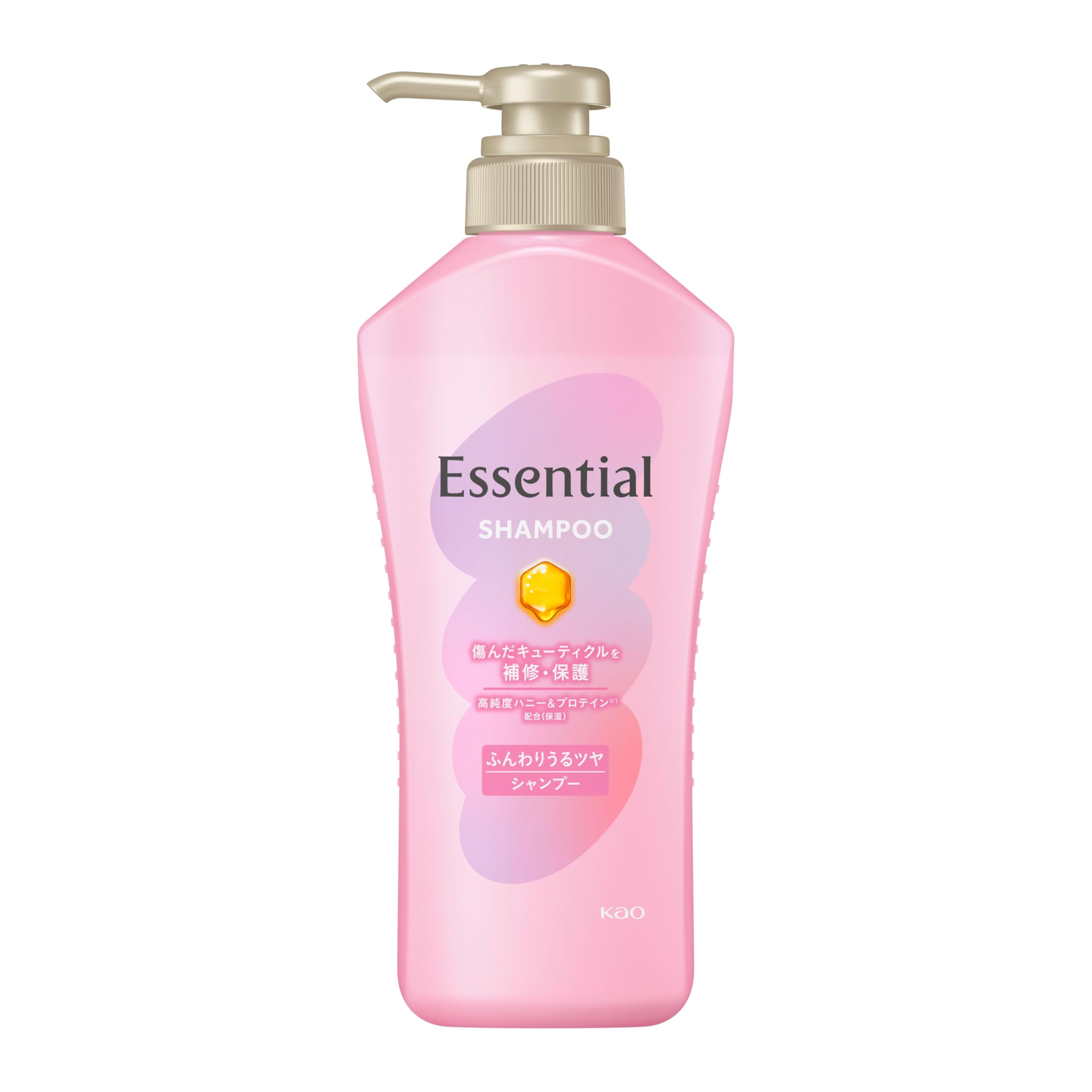 

Essential Soft and Shiny Shampoo Pump 450ml розовый