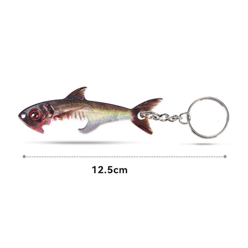 Zinklegierung Fischförmiger Flaschenöffner Schlüsselanhänger Lebensechte Optik Robuste Bauweise Für Angeln Camping Täglichen Gebrauch