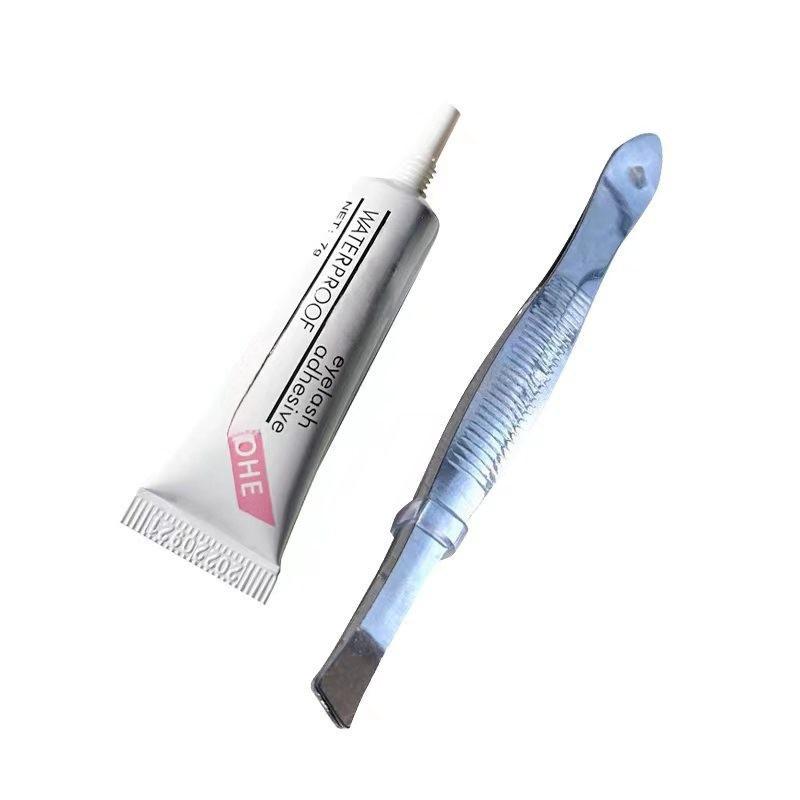 Honey Box Wide Stem Natural Lower Eyelashes - Small Flame, Transparent, Easy To Use, Photogenic, Large Capacity Simulated Lashes