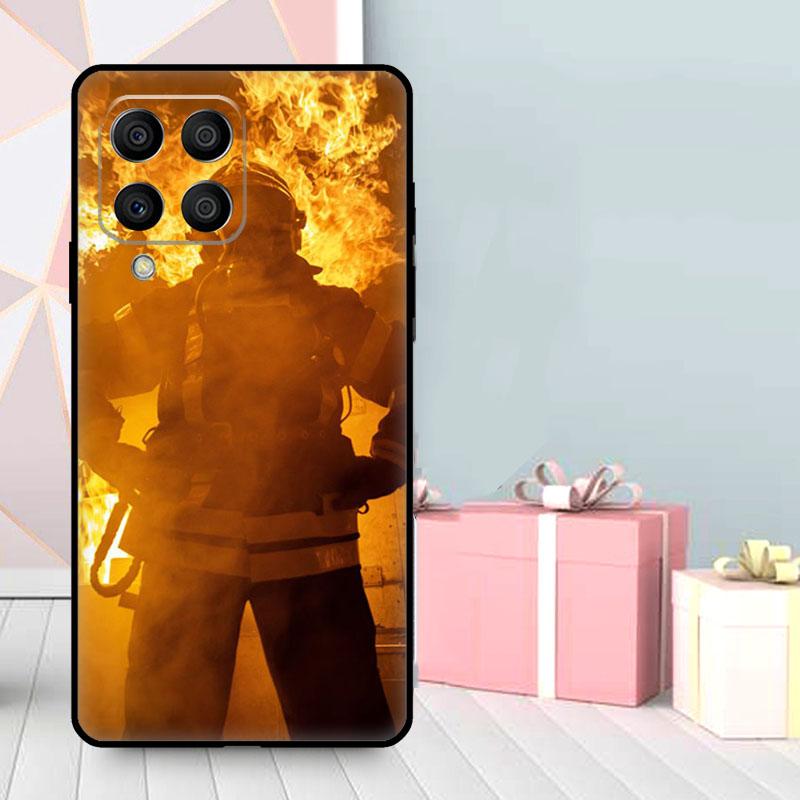 Firefighter Heroes Fireman Cool Case For Samsung Galaxy M06 M11 M31 M14 M34 M54 M12 M32 M52 M15 M13 M16 M36 M56 M53 M35 M55