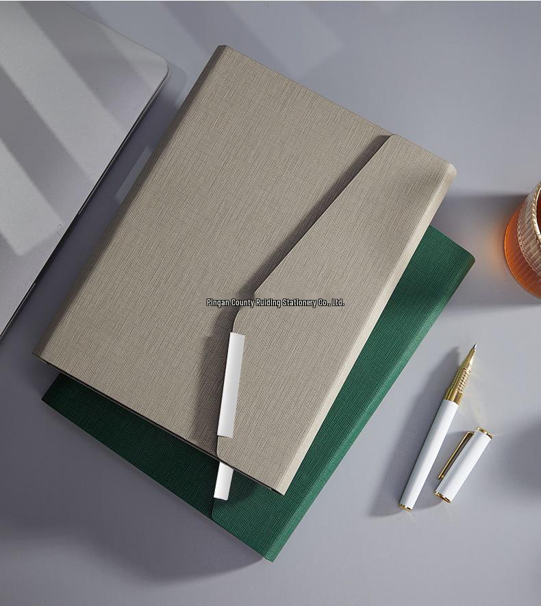 Embossed Logo A5 Trendy Simple Loose-Leaf Notebook