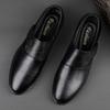 High End Brand Men's Business Dress Shoes Men's Genuine Leather Shoes Pointed Soft Soles High-quality Groom's Wedding Shoes