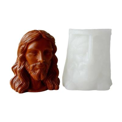 Silicone Portrait Relief Mould for Candle Plasters Cement Casting Artisanal Home Decoration Craft