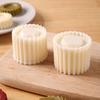 2-in-1 Cookie Stamp Sunflower Mooncake Press with Baking Cups Pastry Tool