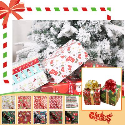 Christmas Gift Wrapping Gift Colored Paper Wrapping Paper Decoration