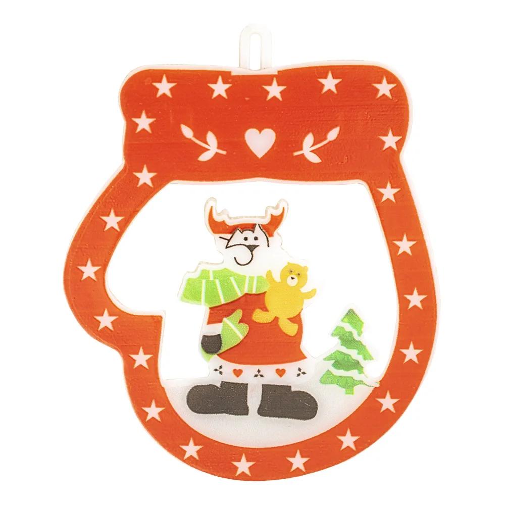 Christmas Tree Light String Window Lamp Hanging Ornament Santa Claus Decoration Lights Star Snowman Indoor Lights Tree Decor